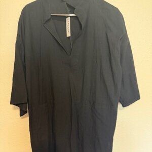 Swim Coverup, Black XL